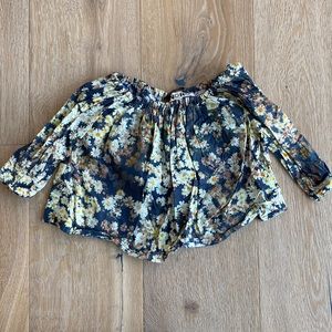 NORO floral printed baby blouse 3 months